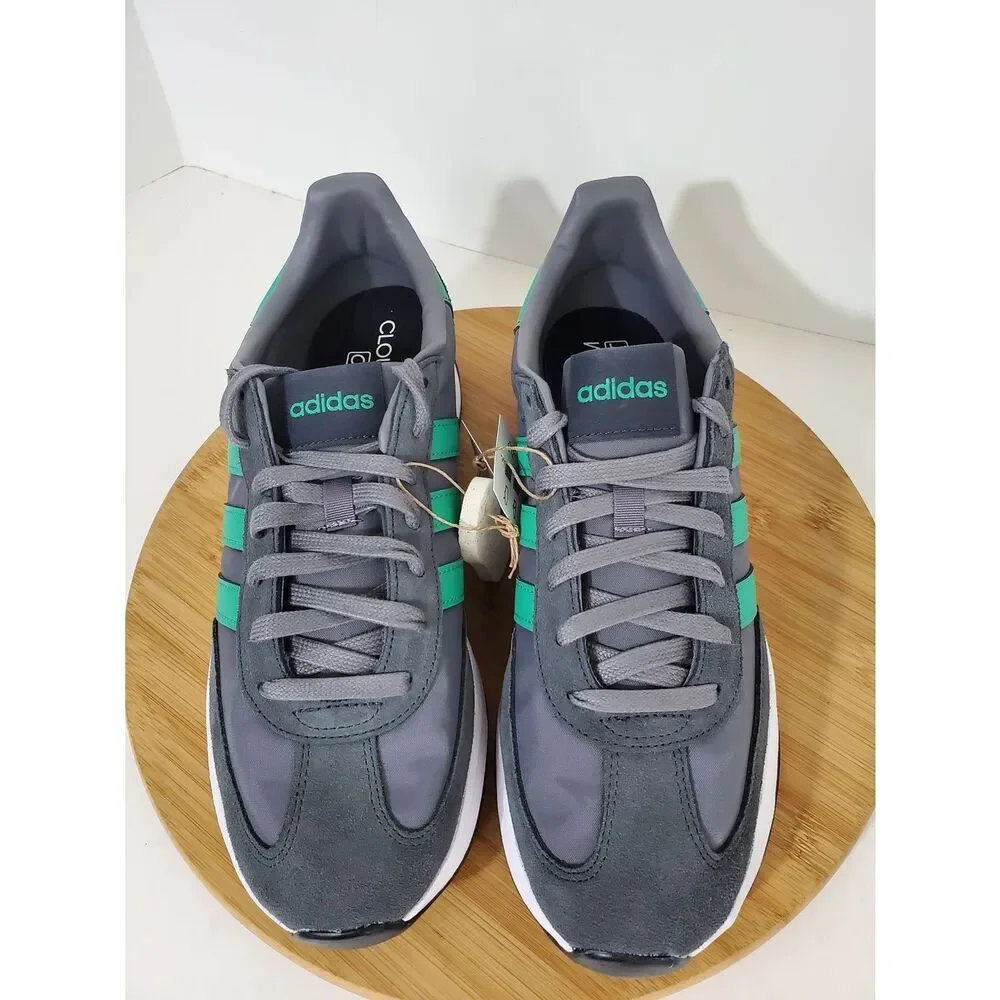 adidas Run 70s 2.0 Sneakers Grey Green Men's 8 NIB